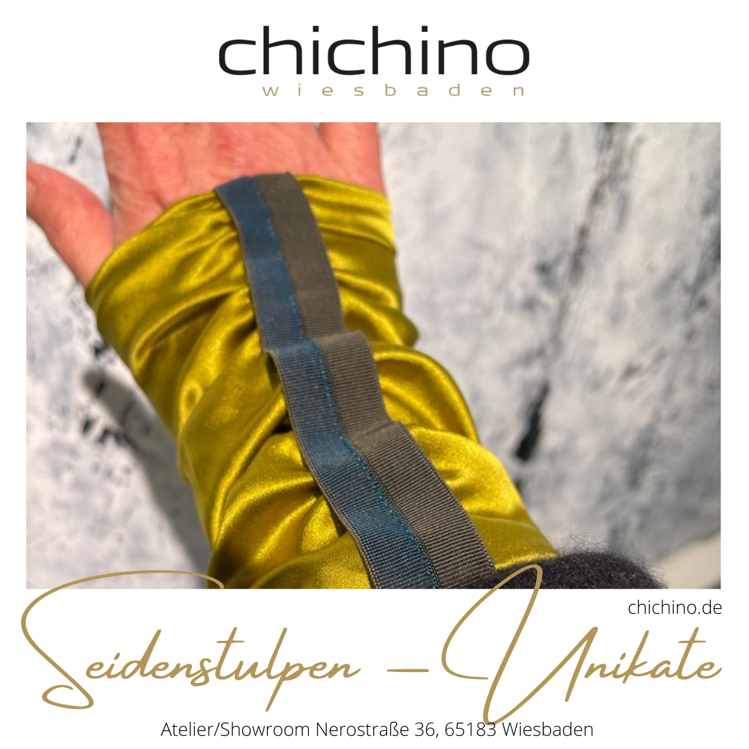 chichino seidenstulpen unikate